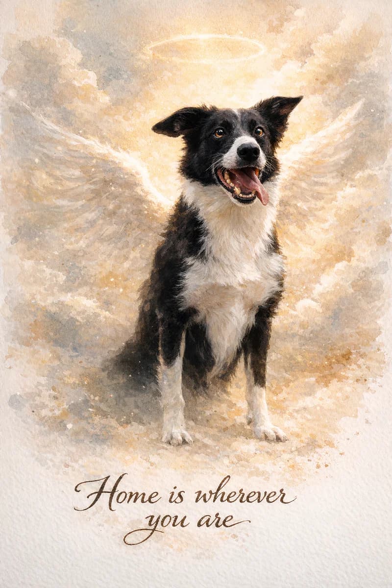 Heaven style portrait