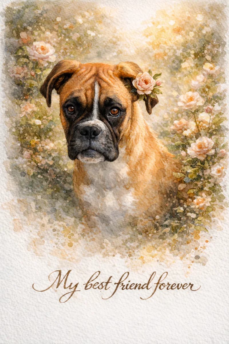 Blossoms style portrait